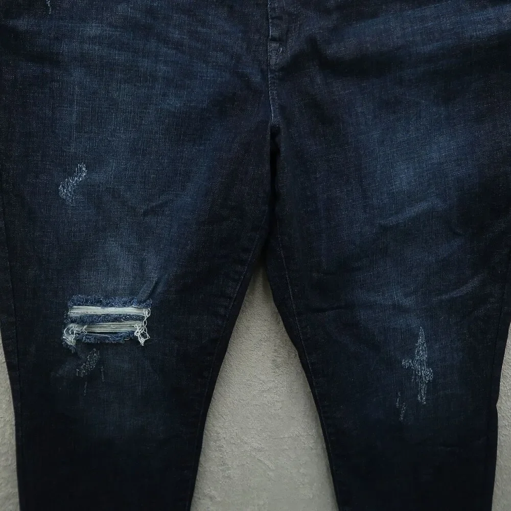 Lane Bryant Jeans Women's 22 Blue Mid-Rise Skinny Denim 29